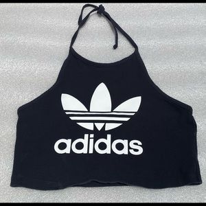 Adidas crop top | halter top